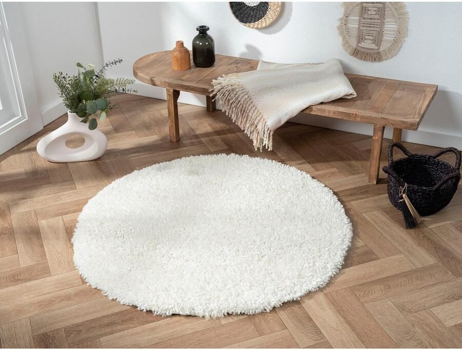 Myflair Möbel & Accessoires Hoogpolig vloerkleed My Shaggy uni kleuren licht glanzend microvezel extra fluffy - Foto 8