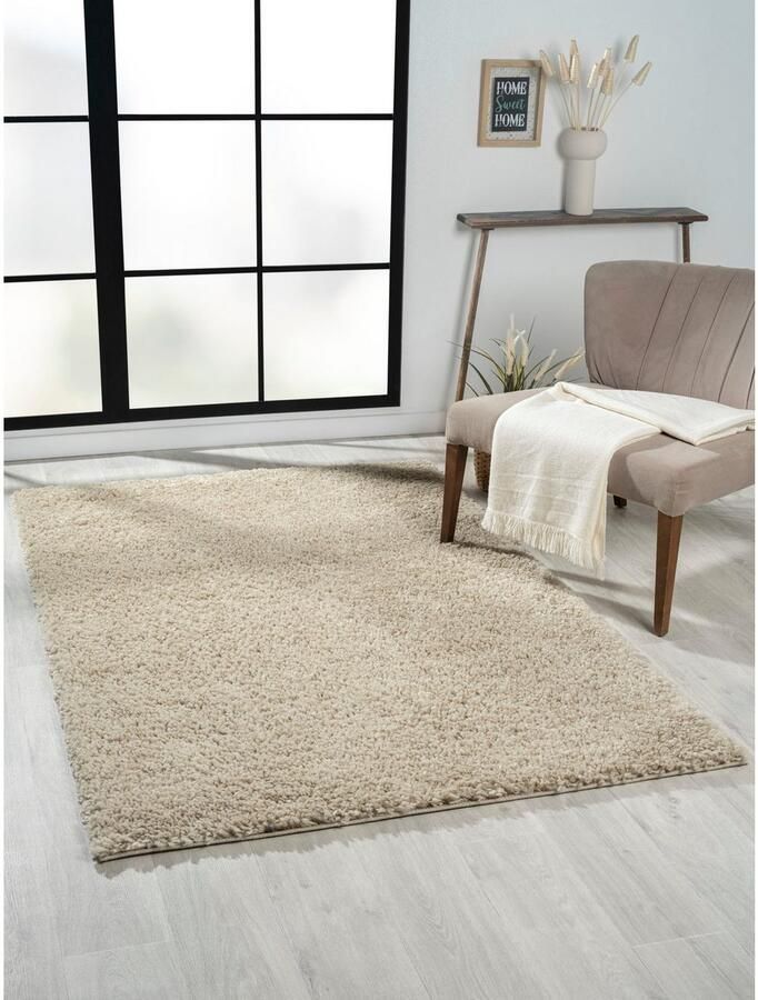 Myflair Möbel & Accessoires Hoogpolig vloerkleed My Shaggy uni-kleuren licht glanzend microvezel extra fluffy - Foto 6