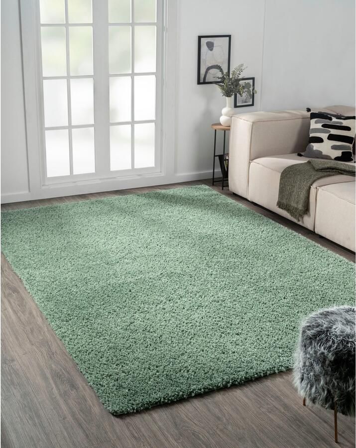 Myflair Möbel & Accessoires Hoogpolig vloerkleed My Shaggy uni-kleuren licht glanzend microvezel extra fluffy - Foto 6
