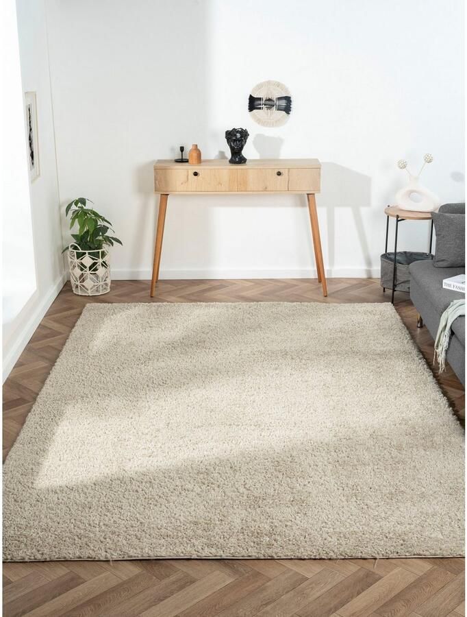 Myflair Möbel & Accessoires Hoogpolig vloerkleed My Shaggy uni-kleuren licht glanzend microvezel extra fluffy - Foto 7