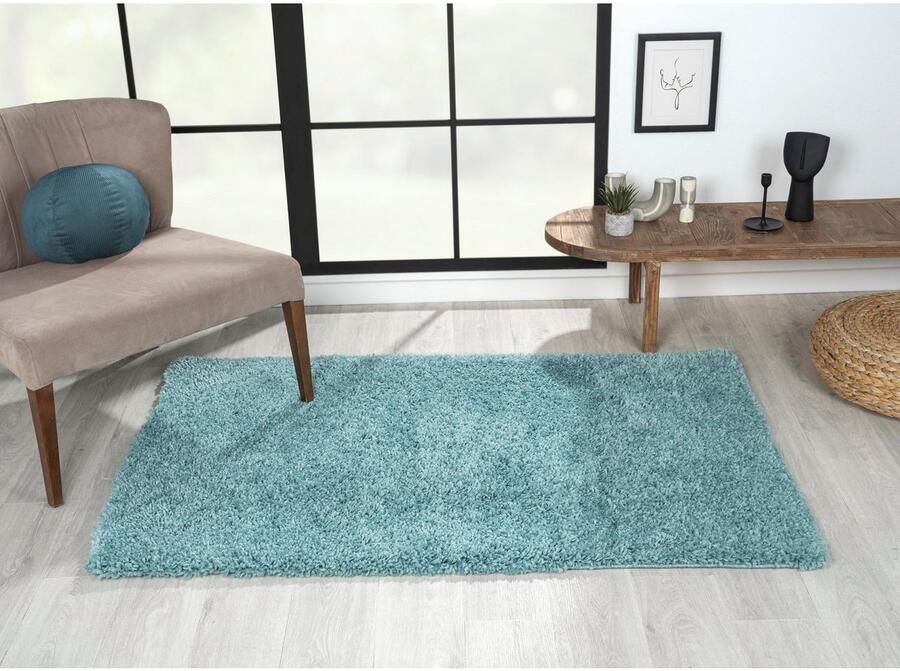 Myflair Möbel & Accessoires Hoogpolig vloerkleed My Shaggy uni-kleuren licht glanzend microvezel extra fluffy - Foto 8