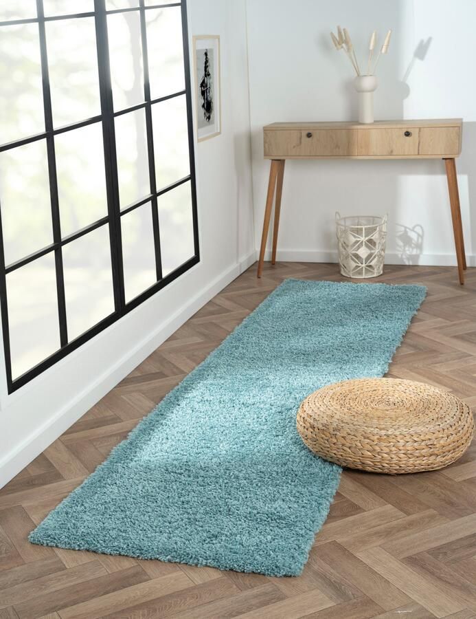 Myflair Möbel & Accessoires Hoogpolig vloerkleed My Shaggy uni kleuren licht glanzend microvezel extra fluffy - Foto 4