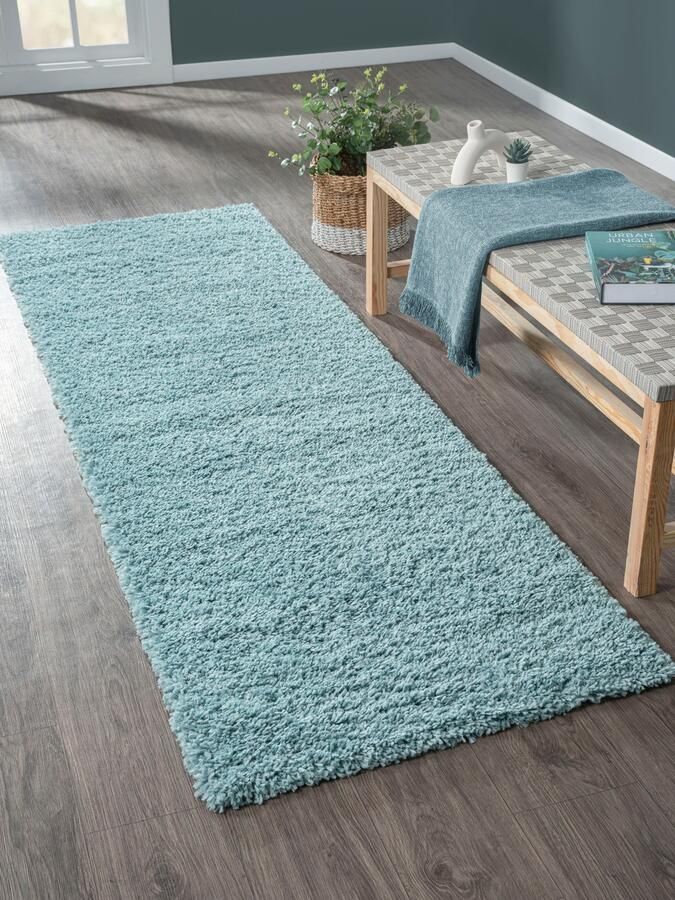Myflair Möbel & Accessoires Hoogpolig vloerkleed My Shaggy uni kleuren licht glanzend microvezel extra fluffy - Foto 6