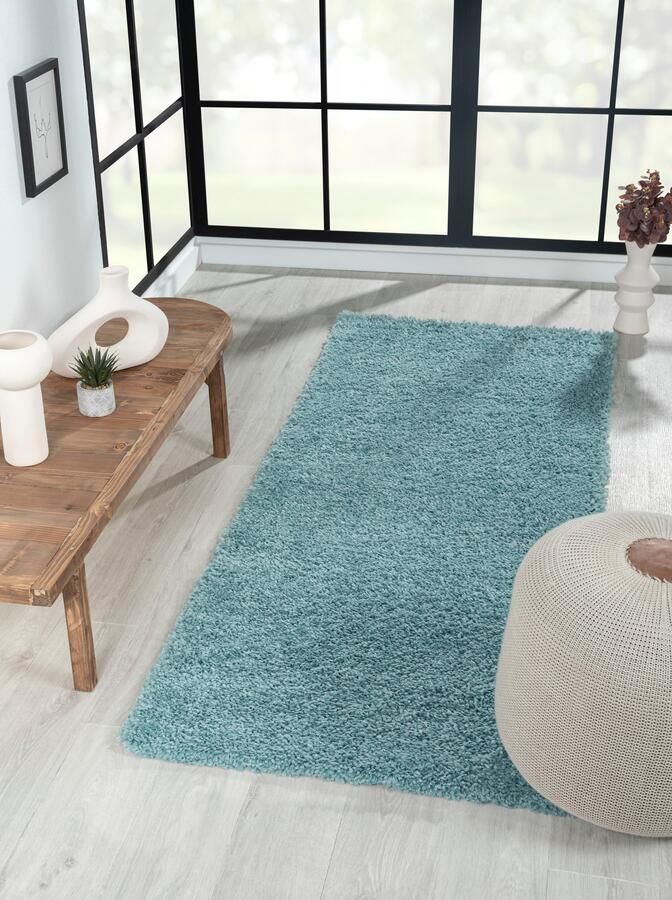 Myflair Möbel & Accessoires Hoogpolig vloerkleed My Shaggy uni kleuren licht glanzend microvezel extra fluffy - Foto 7