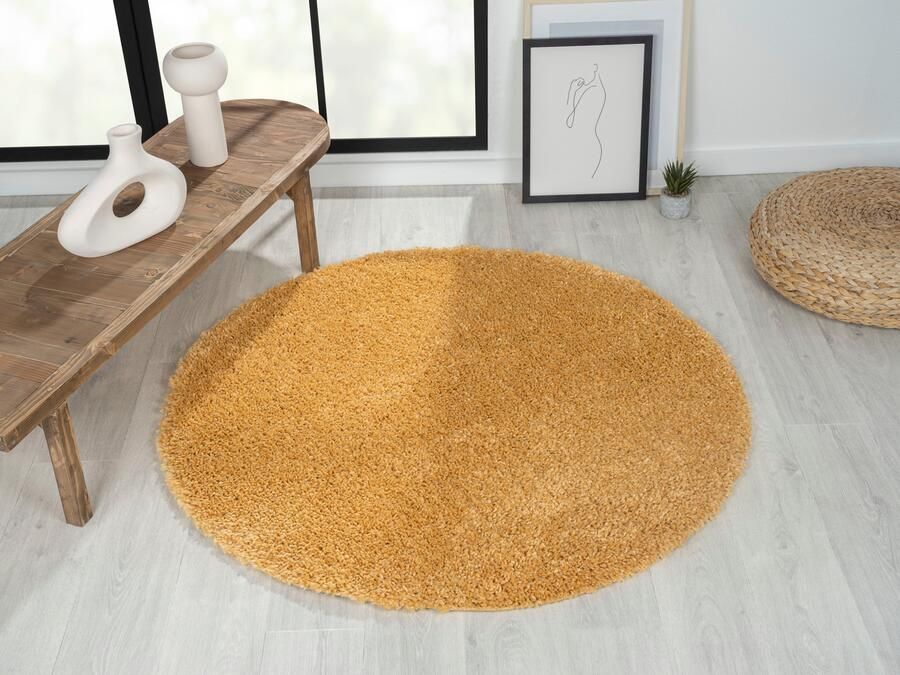 Myflair Möbel & Accessoires Hoogpolig vloerkleed My Shaggy uni kleuren licht glanzend microvezel extra fluffy - Foto 7