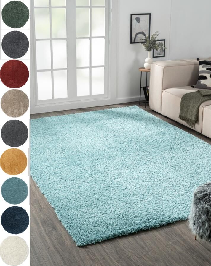 Myflair Möbel & Accessoires Hoogpolig vloerkleed My Shaggy uni-kleuren licht glanzend microvezel extra fluffy - Foto 6