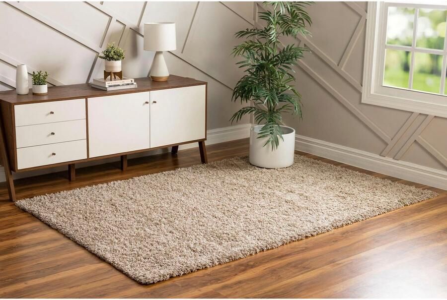 Myflair Möbel & Accessoires Hoogpolig vloerkleed Shaggy Shag MAGAZIJNOPRUIMING! geweven unikleurig ideaal in de woonkamer & slaapkamer - Foto 9