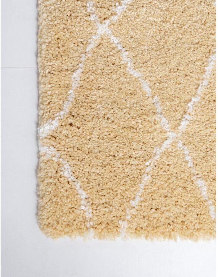 Myflair Möbel & Accessoires Hoogpolig vloerkleed Temara Shag MAGAZIJNOPRUIMING! geweven ruitendessin zacht & behaaglijk - Foto 1