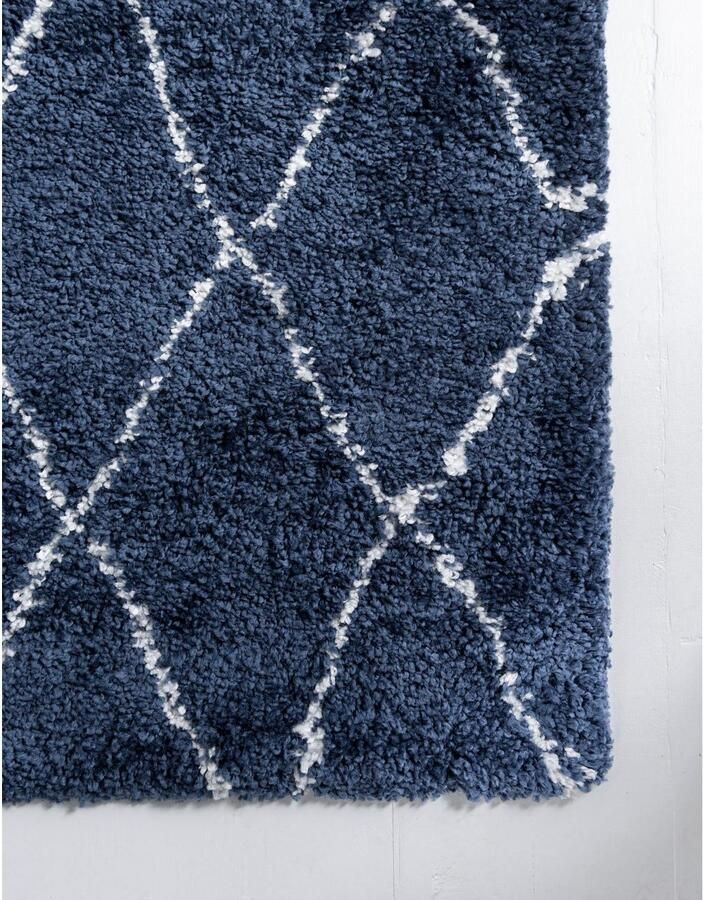 Myflair Möbel & Accessoires Hoogpolig vloerkleed Temara Shag MAGAZIJNOPRUIMING! geweven ruitendessin zacht & behaaglijk - Foto 3