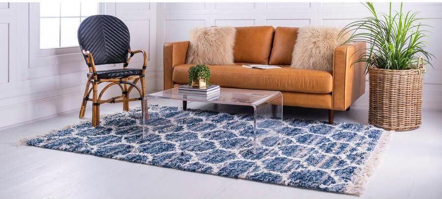 Myflair Möbel & Accessoires Hoogpolig vloerkleed Top Shag MAGAZIJNOPRUIMING! geweven gemêleerde look zacht & behaaglijk met franje - Foto 7