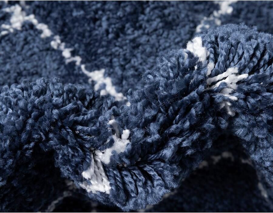 Myflair Möbel & Accessoires Hoogpolige loper Temara Shag MAGAZIJNOPRUIMING! Tapijtloper geweven ruitdessin zacht & behaaglijk - Foto 4