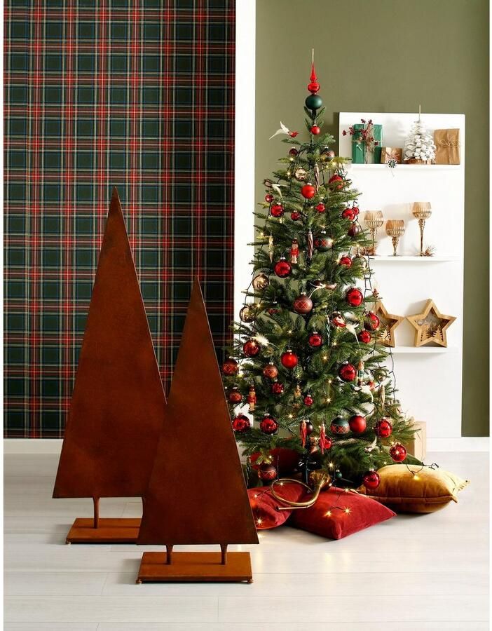 Myflair Möbel & Accessoires Kunstkerstboom Kerstversiering green kunstkerstboom dennenboom