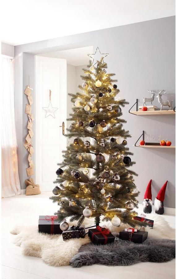 Myflair Möbel & Accessoires Kunstkerstboom Kerstversiering grey green kunst-kerstboom dennenboom - Foto 5