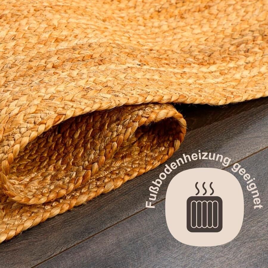 Myflair Möbel & Accessoires Set slaapkamerkleedjes Lola Omkeerbaar tapijt handgeweven natuurvezel Boho-stijl loper-set - Foto 2