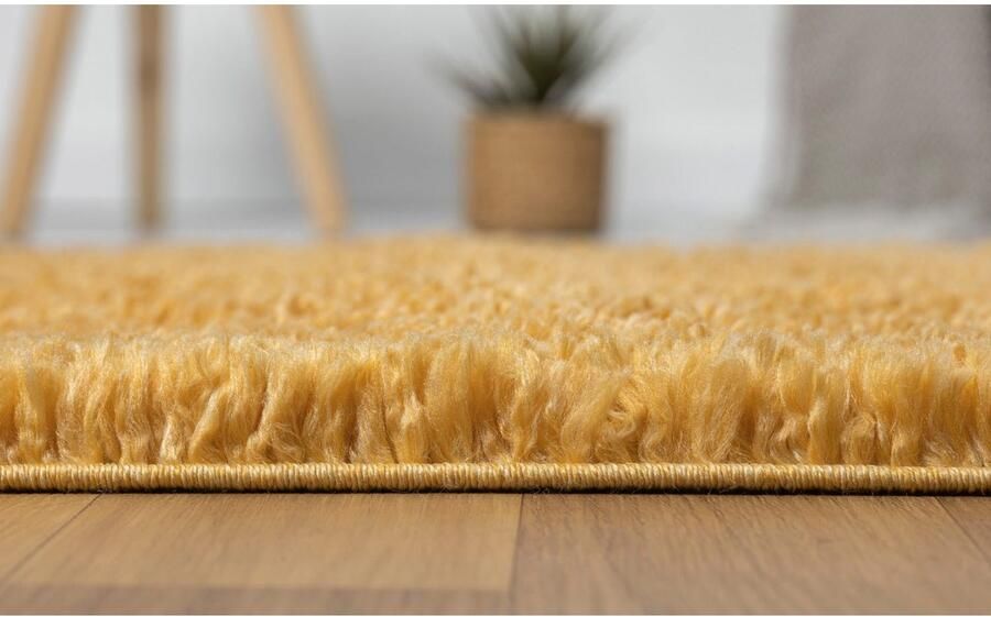 Myflair Möbel & Accessoires Set slaapkamerkleedjes met hoge pool My Shaggy uni-kleuren licht glanzend extra fluffy loper-set - Foto 6