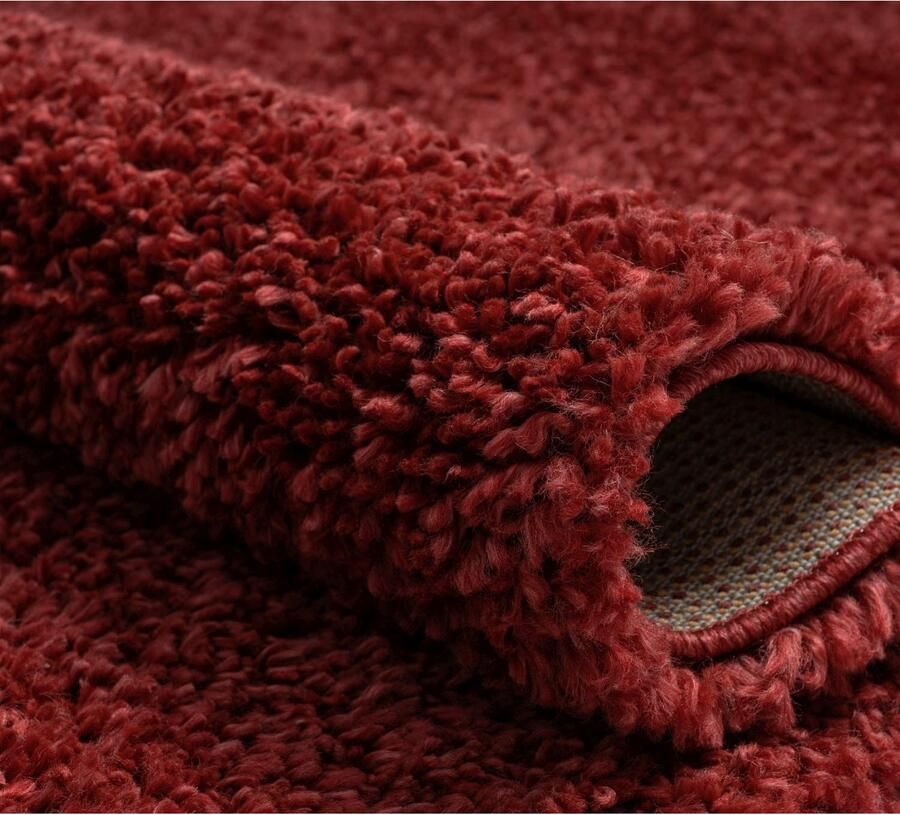 Myflair Möbel & Accessoires Set slaapkamerkleedjes met hoge pool My Shaggy uni-kleuren licht glanzend extra fluffy loper-set - Foto 4