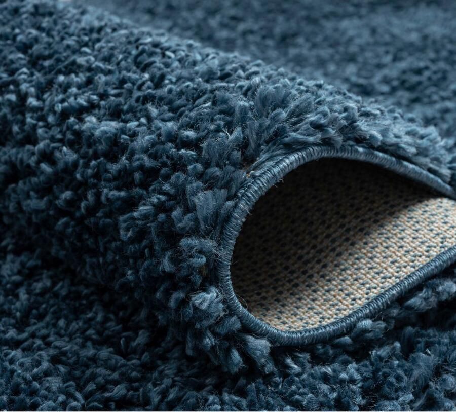 Myflair Möbel & Accessoires Set slaapkamerkleedjes met hoge pool My Shaggy uni-kleuren licht glanzend extra fluffy loper-set - Foto 4