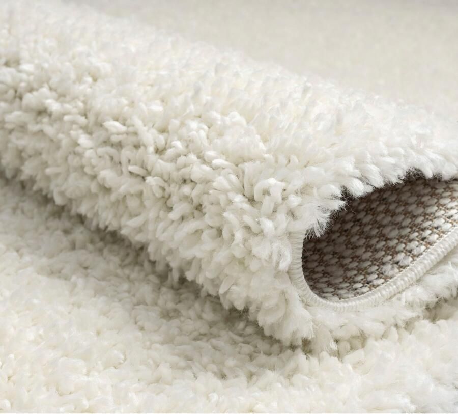 Myflair Möbel & Accessoires Set slaapkamerkleedjes met hoge pool My Shaggy uni-kleuren licht glanzend extra fluffy loper-set - Foto 4