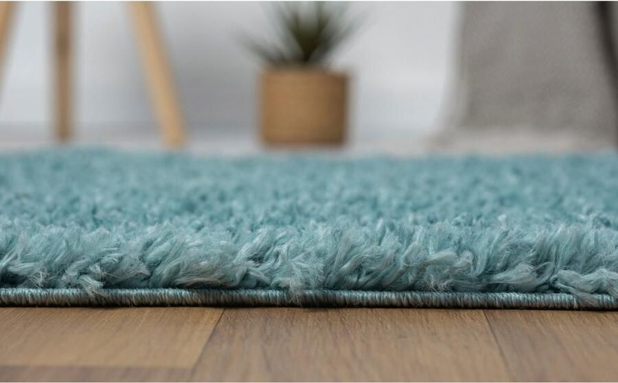 Myflair Möbel & Accessoires Set slaapkamerkleedjes met hoge pool My Shaggy uni-kleuren licht glanzend extra fluffy loper-set - Foto 6