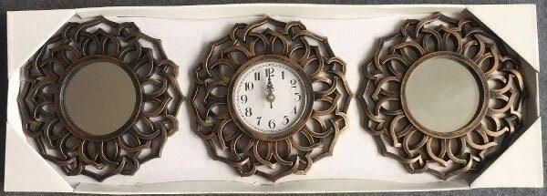 Myflair Möbel & Accessoires Sierspiegel 3-delige wanddecoratieset Wandspiegel landhuis rond (set 3 stuks) - Foto 2