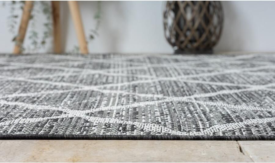 Myflair Möbel & Accessoires Vloerkleed Astral MAGAZIJNOPRUIMING! modern ruiten ontwerp geschikt voor buiten balkon terras - Foto 9