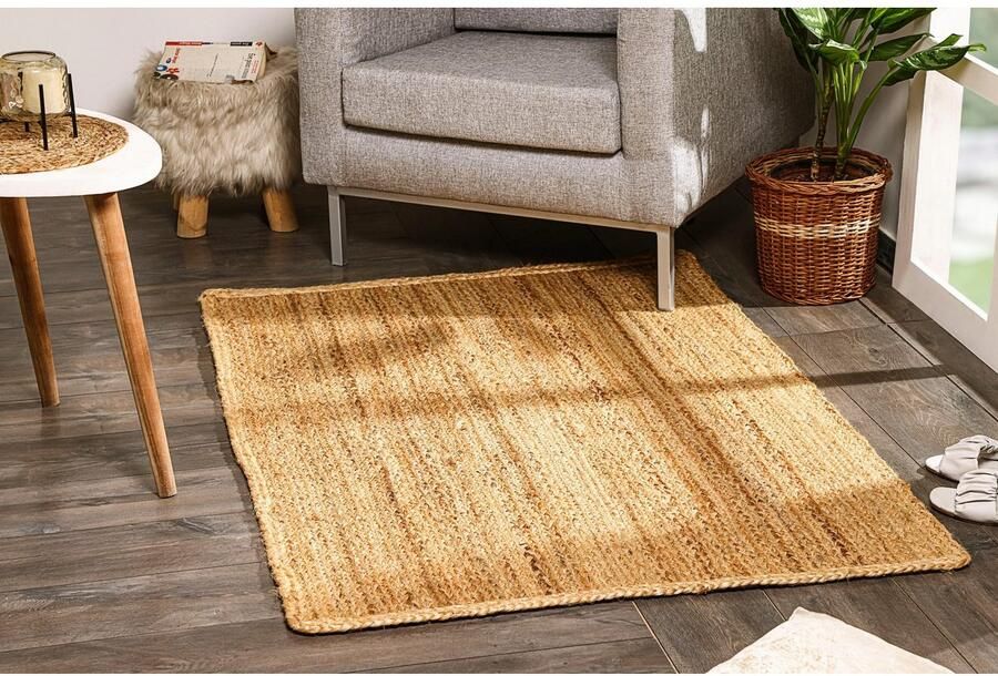 Myflair Möbel & Accessoires Vloerkleed Lola Jute tapijt omkeerbaar tapijt handgeweven 100% natuurlijke vezel Boho-stijl - Foto 16