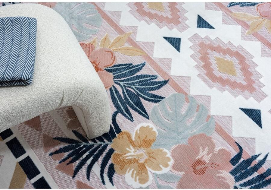 Myflair Möbel & Accessoires Vloerkleed Lotus MAGAZIJNOPRUIMING! bloemig ontwerp bloemenmotief geschikt voor buiten balkon terras - Foto 5