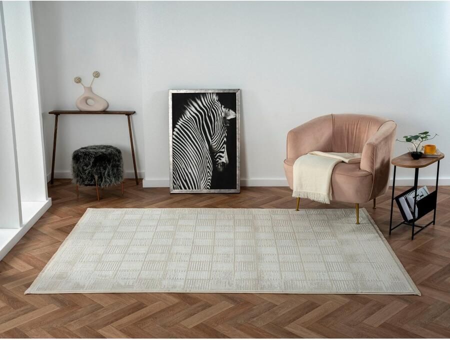 Myflair Möbel & Accessoires Vloerkleed Mijn Huis MAGAZIJNOPRUIMING! Kortpolig retro-stijl bijzonder zacht door microvezel met franjes - Foto 5
