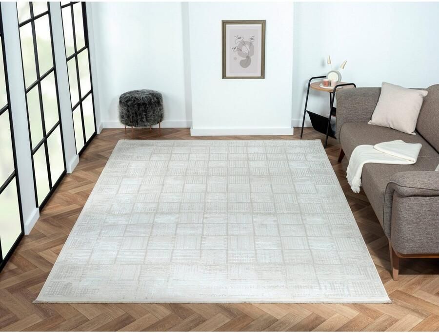 Myflair Möbel & Accessoires Vloerkleed Mijn Huis MAGAZIJNOPRUIMING! Kortpolig retro-stijl bijzonder zacht door microvezel met franjes - Foto 6