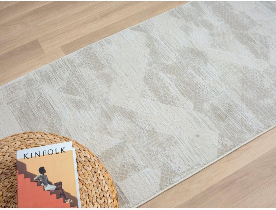 Myflair Möbel & Accessoires Vloerkleed Mijn Leven MAGAZIJNOPRUIMING! Kortpolig retro-stijl bijzonder zacht door microvezel met franjes - Foto 2
