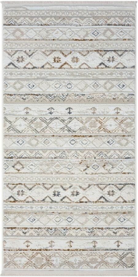 Myflair Möbel & Accessoires Vloerkleed Mijn Nomady MAGAZIJNOPRUIMING! Kortpolig Scandi-ontwerp bijzonder zacht door microvezel met franjes - Foto 9
