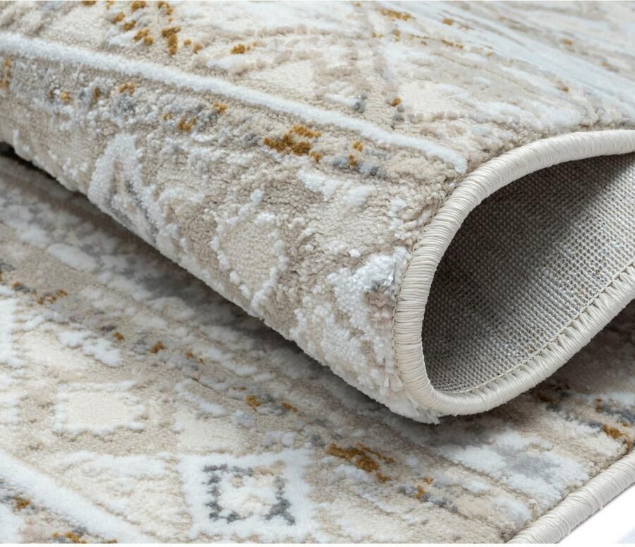 Myflair Möbel & Accessoires Vloerkleed Mijn Nomady MAGAZIJNOPRUIMING! Kortpolig Scandi-ontwerp bijzonder zacht door microvezel met franjes - Foto 2