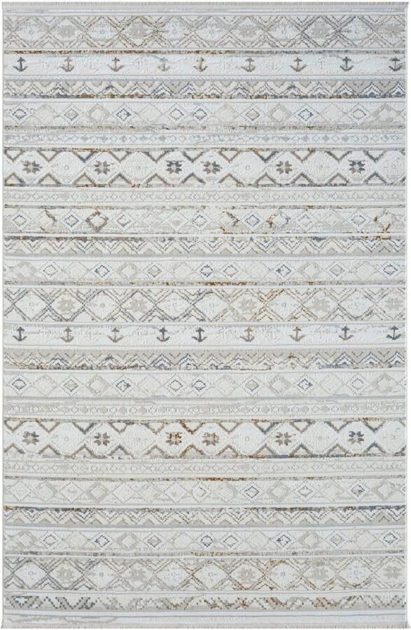 Myflair Möbel & Accessoires Vloerkleed Mijn Nomady MAGAZIJNOPRUIMING! Kortpolig Scandi-ontwerp bijzonder zacht door microvezel met franjes - Foto 9