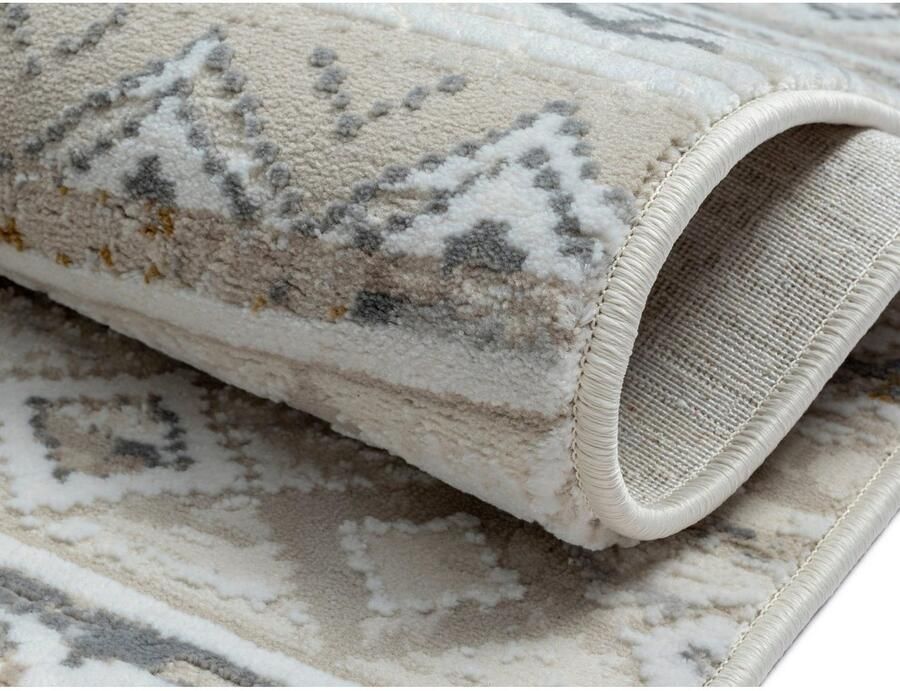 Myflair Möbel & Accessoires Vloerkleed Mijn Nomady MAGAZIJNOPRUIMING! Kortpolig Scandi-ontwerp bijzonder zacht door microvezel met franjes - Foto 2
