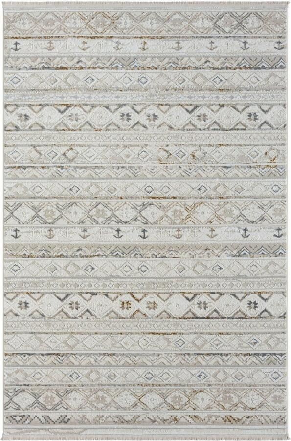 Myflair Möbel & Accessoires Vloerkleed Mijn Nomady MAGAZIJNOPRUIMING! Kortpolig Scandi-ontwerp bijzonder zacht door microvezel met franjes - Foto 8