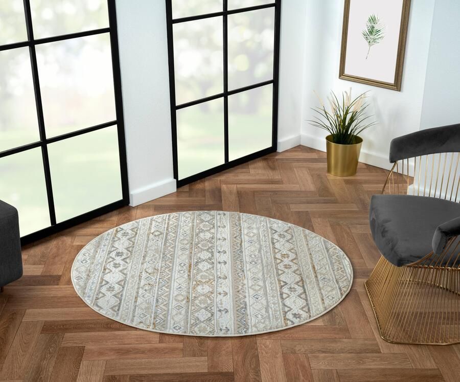 Myflair Möbel & Accessoires Vloerkleed Mijn Nomady MAGAZIJNOPRUIMING! Kortpolig Scandi-ontwerp bijzonder zacht door microvezel - Foto 9