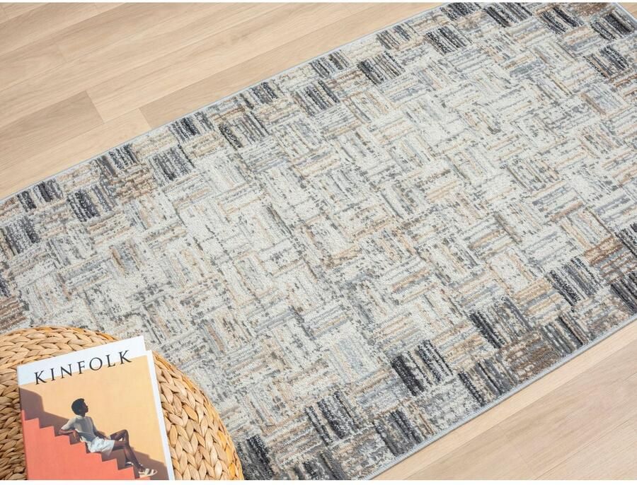 Myflair Möbel & Accessoires Vloerkleed Mijn Stemming MAGAZIJNOPRUIMING! Kortpolig Scandi-ontwerp met rand bijzonder zacht door microvezel - Foto 2
