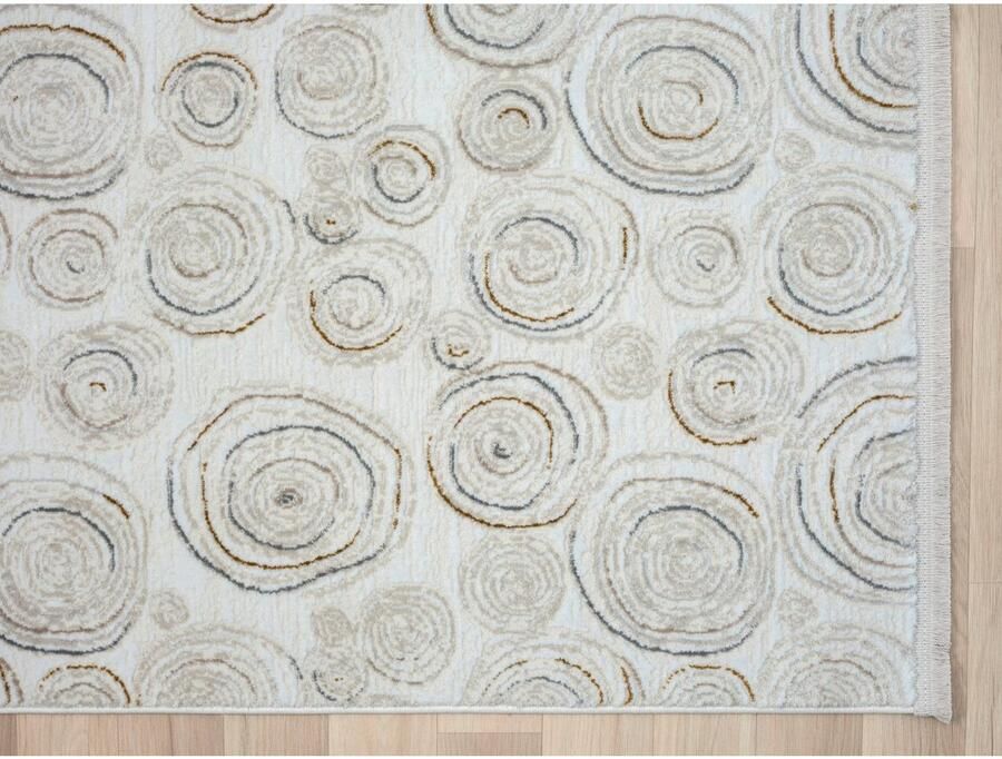 Myflair Möbel & Accessoires Vloerkleed Mijn Stijl MAGAZIJNOPRUIMING! Kortpolig Scandi-ontwerp bijzonder zacht door microvezel met franjes - Foto 3