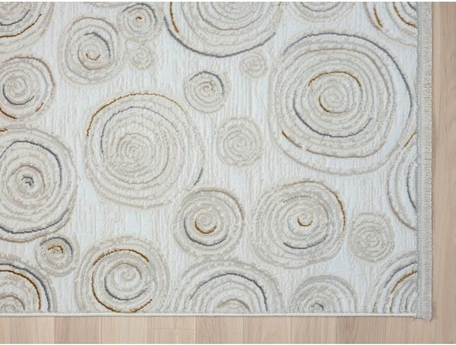 Myflair Möbel & Accessoires Vloerkleed Mijn Stijl MAGAZIJNOPRUIMING! Kortpolig Scandi-ontwerp bijzonder zacht door microvezel met franjes - Foto 4