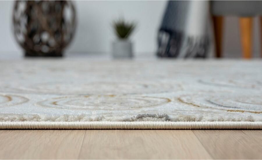 Myflair Möbel & Accessoires Vloerkleed Mijn Stijl MAGAZIJNOPRUIMING! Kortpolig Scandi-ontwerp bijzonder zacht door microvezel met franjes - Foto 9