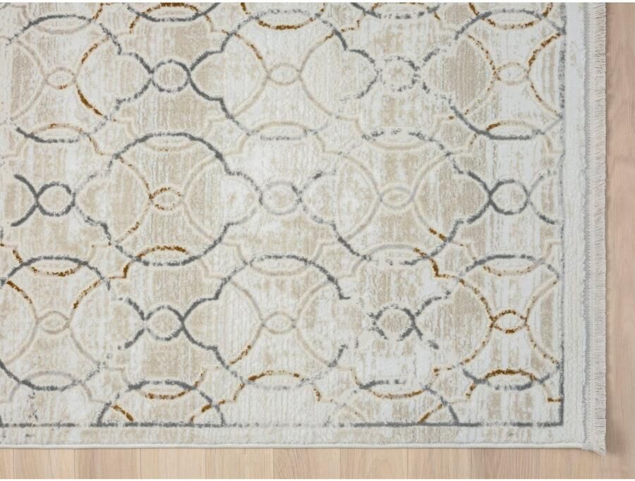Myflair Möbel & Accessoires Vloerkleed Mijn Vloer MAGAZIJNOPRUIMING! Kortpolig retro-stijl met franjes bijzonder zacht door microvezel - Foto 5
