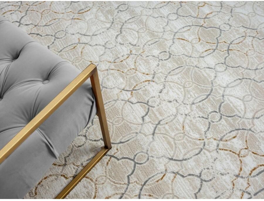Myflair Möbel & Accessoires Vloerkleed Mijn Vloer MAGAZIJNOPRUIMING! Kortpolig retro-stijl met franjes bijzonder zacht door microvezel - Foto 4