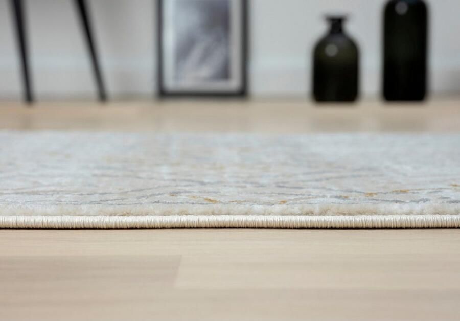 Myflair Möbel & Accessoires Vloerkleed Mijn Vloer MAGAZIJNOPRUIMING! Kortpolig retro-stijl met franjes bijzonder zacht door microvezel - Foto 8