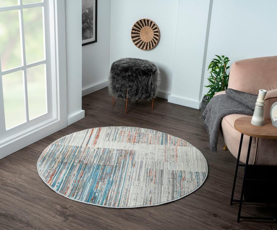 Myflair Möbel & Accessoires Vloerkleed My Colors Kortpolig retro-ontwerp bijzonder zacht door microvezel