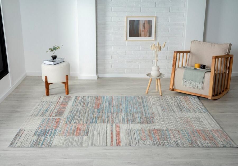 Myflair Möbel & Accessoires Vloerkleed My Colors Kortpolig retro-ontwerp bijzonder zacht door microvezel - Foto 8