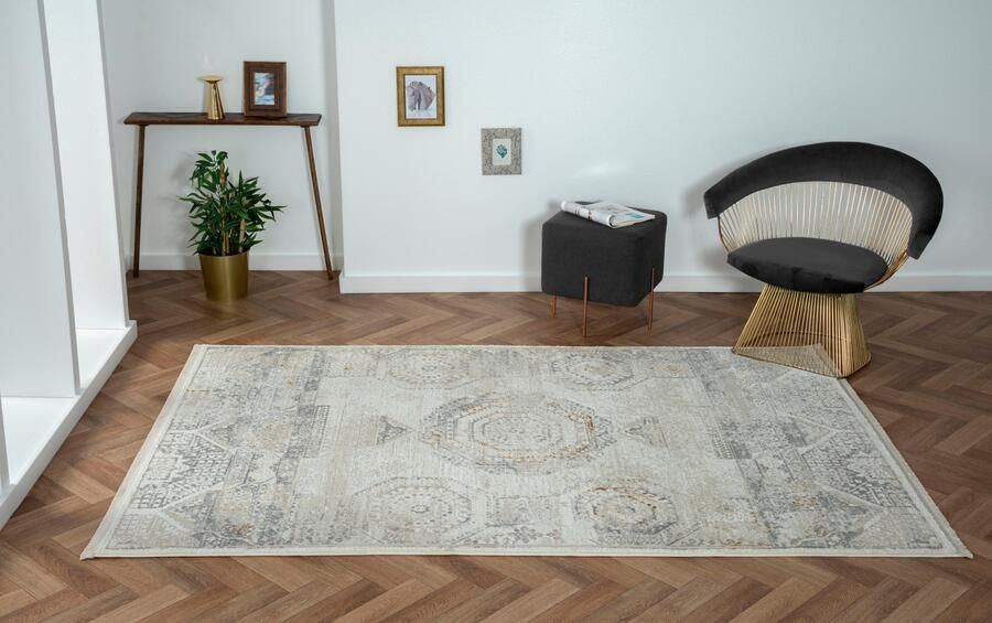 Myflair Möbel & Accessoires Vloerkleed My Kazak Kortpolig retro-stijl bijzonder zacht door microvezel met franjes - Foto 10