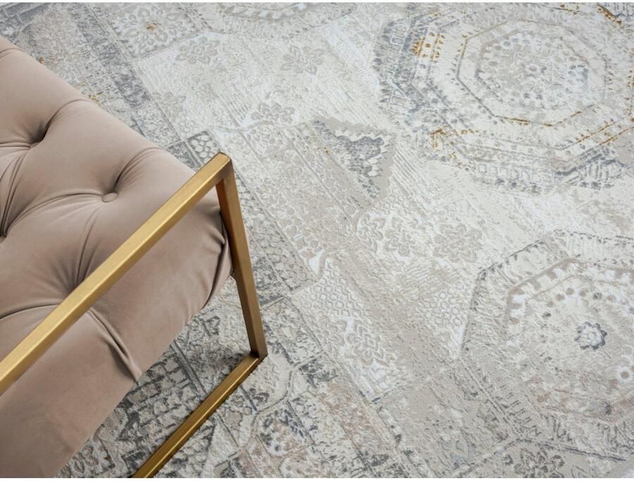 Myflair Möbel & Accessoires Vloerkleed My Kazak Kortpolig retro-stijl bijzonder zacht door microvezel met franjes - Foto 3
