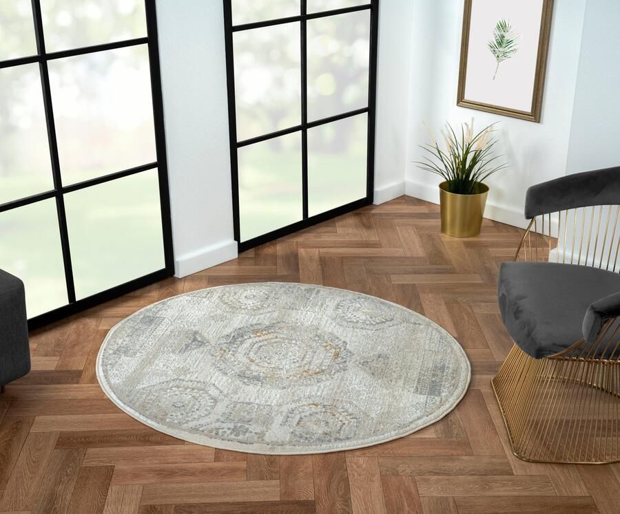 Myflair Möbel & Accessoires Vloerkleed My Kazak Kortpolig retro-stijl bijzonder zacht door microvezel - Foto 9