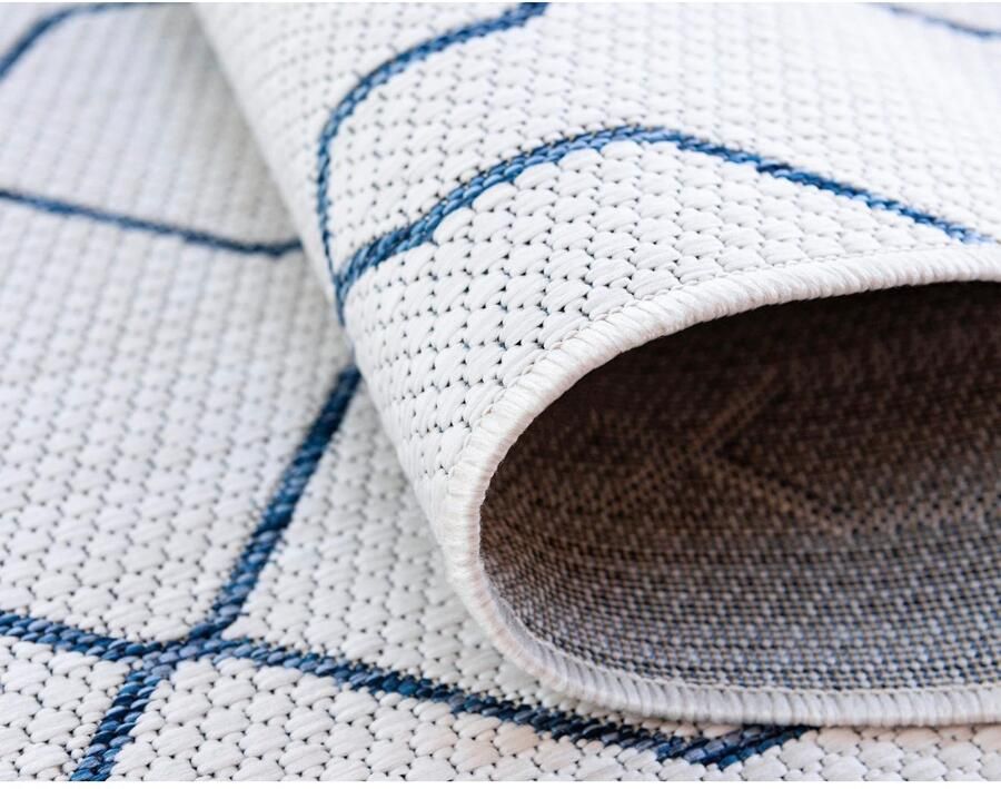 Myflair Möbel & Accessoires Vloerkleed Outdoor Kruisen MAGAZIJNOPRUIMING! Platweefsel geschikt voor binnen en buiten