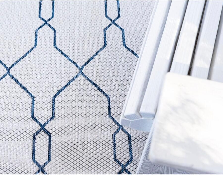 Myflair Möbel & Accessoires Vloerkleed Outdoor Kruisen MAGAZIJNOPRUIMING! Platweefsel geschikt voor binnen en buiten - Foto 2